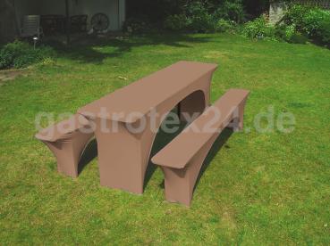 Stretch-Bierbankhussen-Set 